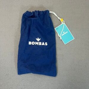 Bombas Navy Blue Small Drawstring Bag One Size Pouch Unisex NWT 7.5 x 14L